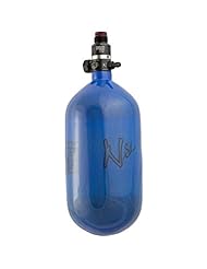 Sports: Ninja Paintball Super Lite 77ci / 4500psi Carbon Fiber Compressed Air Tank w/ Pro V2 Regulator - Blue - Ninja Paintball