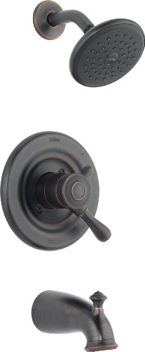 Delta T17478-RB Leland Monitor 17 Series Tub and Shower Trim, Venetian Bronze