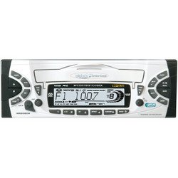 Buy BOSS MR2080W Marine MP3 CD Receiver with Wired Remote - Drop-down ruberized CD loading door by BOSS now!