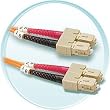 10ft Fiber Optic Cable SC to SC Connector MultiMode Duplex 62.5/125 Micron (6 pack)