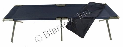 Blantex XT-3 Camo Oversized Steel Army Cot with Foam Pad and Pillow by Blantex