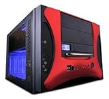 Apevia X-QPACK2-RD/500 APEVIA X-QPACK2 Aluminum Case w/ 3 Window-Red