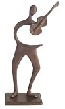 Guitar Player Bronze Sculpture