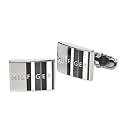 Tommy Hilfiger Herren-Manschettenkn&ouml;pfe Edelstahl Emaille 16 mm 2700046