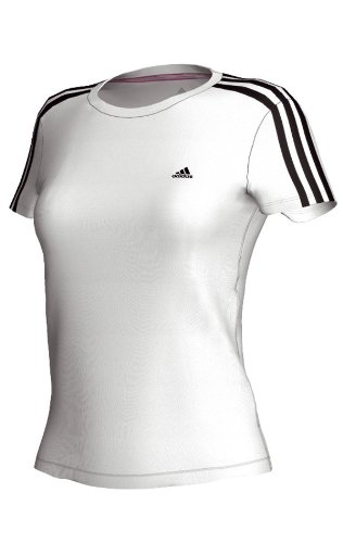 Adidas Damen Shirt Essentials 3S, white/black, S, X20823 Preisvergleich