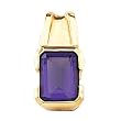 14K Yellow Gold Amethyst Pendant