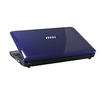 MSI U100-013US 10.1-Inch Blue Netbook - 3 Hour Battery Life