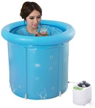 Steaming barrels of Chinese herb fumigation and steaming machine folding bath barrel sauna , sky blue , 8080cm