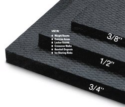 Rubber Flooring Mat (4'x6'x3/4
