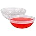 Plastic Round Crystal-Cut Serving Bowl for Salad, Punch or treats