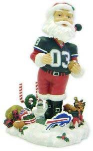 NFL- Legends of the Field Santa Bobble head- Buffalo Bills
