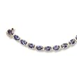 14K Yellow Gold Tanzanite and Diamond Bracelet