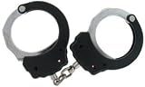 Chain Handcuffs, Aluminum, Black