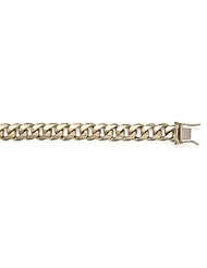 CleverEves 14Kt Yellow Gold Curb Link 10.5mm Bracelet