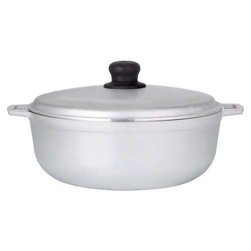 Imusa Cast Aluminum Caldero 26 centimeter, 4.8 Quart, NSF Certified