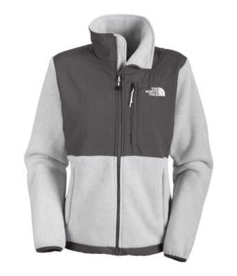 Womens Denali Jackets - Womens TNF White Heather by The North Face