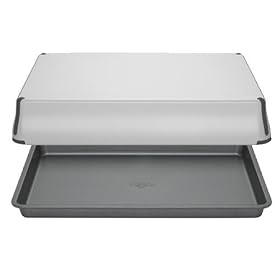 Bake Porter Large Baking Sheet with Serving Cover, Grey by Bake Porter