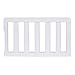 Dream On Me Universal Convertible Crib Toddler Guard Rail, White