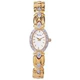 Bulova Watches, Bulova Ladies' Diamonds Gold Tone Diamond Bezel Ladies Watch by Bulova
