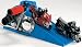 Hot Wheels Hyperwheels Motocross - Red, Black, and Dark Blue