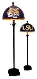 Louisiana Stata Purple Tiffany Floor Lamp