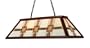 Mission Tiffany Wood Billiard Pendant 44 L" Landmark Lighting 70072-4