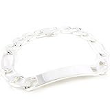 Identity bracelet for men silver 