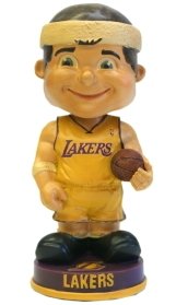 Los Angeles Lakers Forever Collectibles Retro Bobble Head
