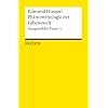 Ph�nomenologie der Lebenswelt: Ausgew�hlte Texte, 2