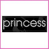 Princess Rhinestone Iron On Heat Transfer