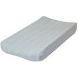 Baby Basics Changing Cover in Blue and Cream Stripes Image