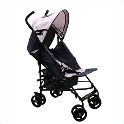 Dream On Me Lightweight 5 Position Stroller, Pink/Gray