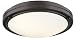 Forecast Lighting F2451-36N1 West End Two-Light Twin Tube CFL Flush Mount with Etched White Glass, Satin Nickel