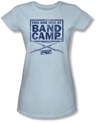 American Pie - This One Time at Band Camp Junior's T-Shirt, Light Blue, Small