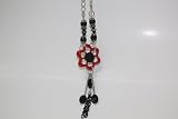 Redneck Hardware Jewelry Black & Red Necklace 1003 Redneck Hardware Jewelry Black & Red Necklace 1003