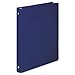 ACCO 39702 ACCOHIDE Poly Round Ring Binder, 23-pt. Cover, 1/2-Inch Cap, Dark Blue