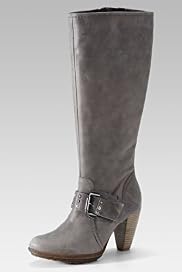 Limited Collection Leather Knee High Buckle Boots