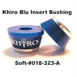 Khiro Insert Bushing Alum. Blue Soft Top/Bottom