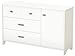 South Shore Tiara Collection Dresser, Pure White