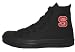 Converse Chuck Taylor All Star Hi Top Black Monochrome North Carolina State University Logo Canvas