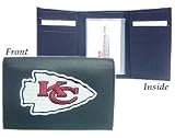 Kansas City Chiefs Embroidered Leather Tri-Fold Wallet