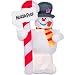 Frosty The Snowman North Pole Christmas Airblown Inflatable 4 Feet Tall