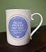 English Heritage Blue Plaque Mug, Bram Stoker Lived Here