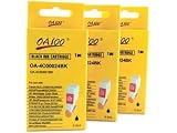 Canon Compatible BCI-24 (BCI24) Ink Cartridges Multi 3-Pack: 3 Black