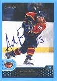 Patrik Stefan, Atlanta Thrashers, 2001 Victory Autographed Card