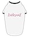 TooLoud Bridesmaid Design - Diamonds - Color Cotton Dog Shirt White with Black Medium