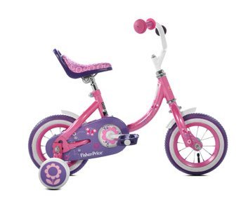 Fisher Price Girls' Pink, Purple & White Bike