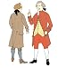 Men's 1770's to 1780's Frock Coat, Colonial or Pirate Coat Pattern