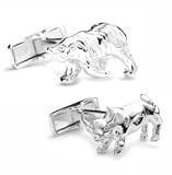 Bear and Bull Cufflinks - Business/Finance Themed Formal Wear - Cufflinks