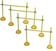 Hurdle Domes Cone Set - Set - Set of 4 (8 Bases, 12 Poles) - Sports